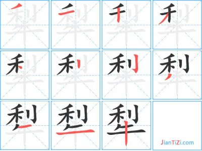 ​犁怎么组词（犁组词精选）