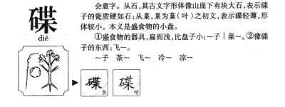 ​碟组词（碟生字的组词有哪些）