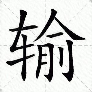 ​输的组词（汉字输的组词）