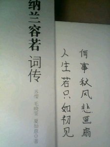 ​纳兰容若词传好词好句 纳兰容若词传里最美的一句是什么